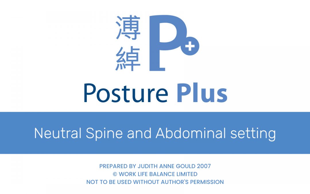 Abdominal Setting- Lumbo-Pelvic Control- Neutral Spine Position